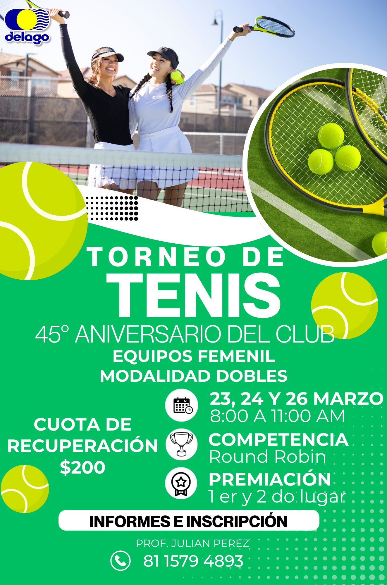 Torneo de Tenis (Dobles)